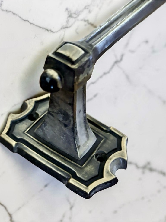 Amerock Other - Amerock Carriage House Antiqued Brass Bathroom Towel Rack Bar MCM